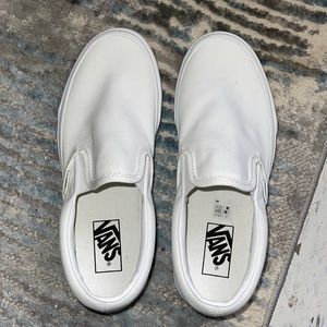 White Vans, Women’s size 8.5